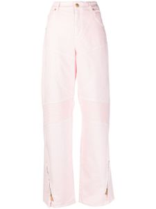 Blumarine jean ample à taille mi-haute - Rose