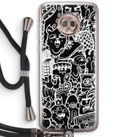 Vexx Black Mixtape: Motorola Moto G6 Transparant Hoesje met koord