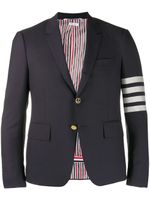 Thom Browne blazer à 4 bandes signature - Bleu