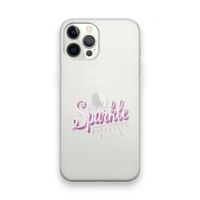 Sparkle quote: iPhone 12 Pro Max Transparant Hoesje