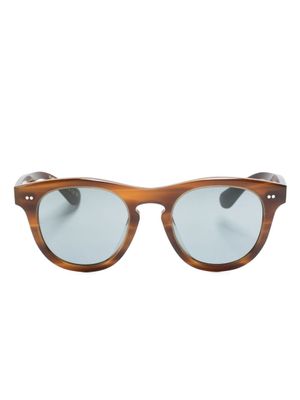 Oliver Peoples lunettes de soleil à verres teintés - Marron