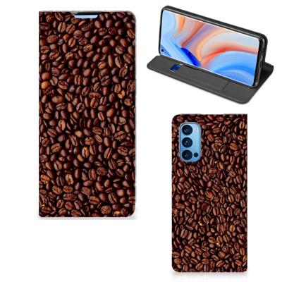OPPO Reno4 Pro 5G | Flip Style Cover | Koffiebonen