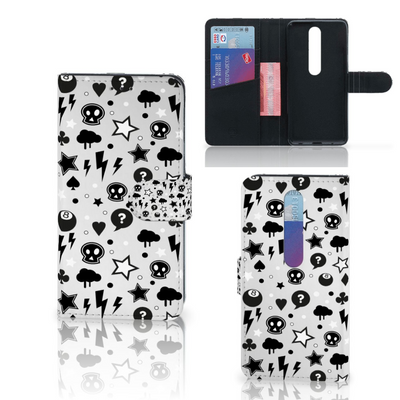 Telefoonhoesje met Naam Nokia 6.1 (2018) Silver Punk Telefoonhoesje met Naam Nokia 6.1 (2018) Silver Punk