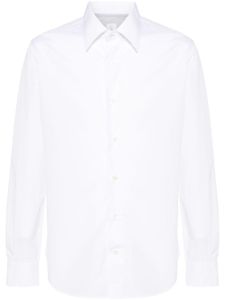 Eleventy chemise en coton à manches longues - Blanc