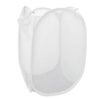 Wasmand flexibel/opvouwbaar - wit - kunststof - 30 x 30 x 50 cm - 55 liter