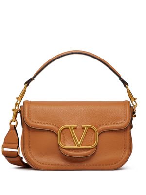 Valentino Garavani sac porté épaule Alltime en cuir - Marron