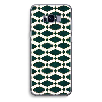 Moroccan tiles: Samsung Galaxy S8 Plus Transparant Hoesje