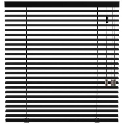 Leen Bakker - Fenstr Jaloezie 50mm Extra Mat - (15031) - Aluminium - Zwart - 120x10x10 Cm