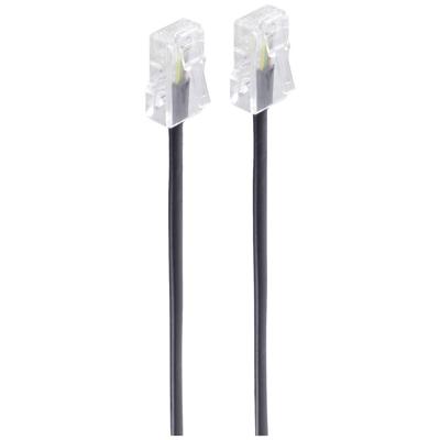 Shiverpeaks Western Aansluitkabel [1x RJ45-stekker 8p4c - 1x RJ45-stekker 8p4c] 15 m Zwart