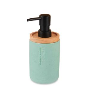 Luxe zeeppompje/dispenser Lotions - mintgroen - polyresin - 18 x 8 cm - 300 ml