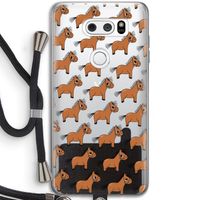 Pony: LG V30 Transparant Hoesje met koord