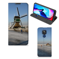 Motorola Moto G9 Play Book Cover Schaatsers