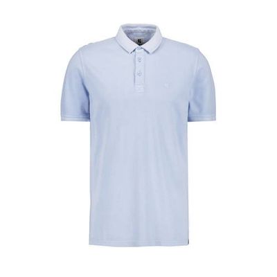 Garcia slim fit polo lichtblauw