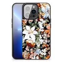 Bloemen Hoesje voor iPhone 13 Pro Max Dark Flowers - thumbnail