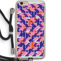 Skew Blush 3: iPhone 6 PLUS / 6S PLUS Transparant Hoesje met koord