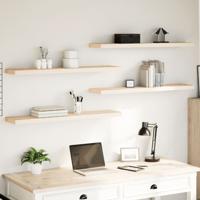 Wandschapppen 4 st 110x23,5x4 cm bewerkt hout