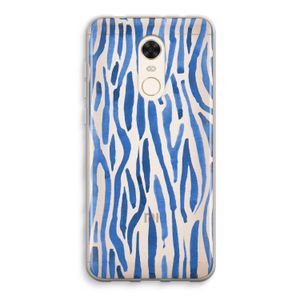 Blauwe nerven: Xiaomi Redmi 5 Transparant Hoesje