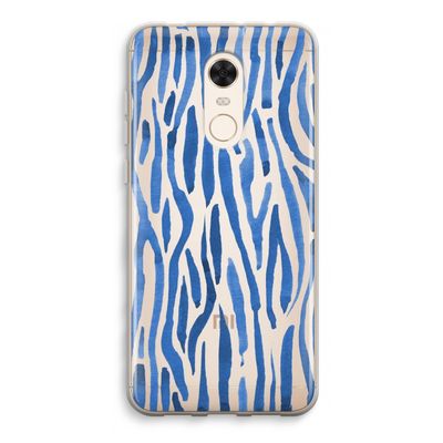 Blauwe nerven: Xiaomi Redmi 5 Transparant Hoesje