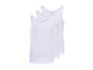 LIVERGY 3 heren hemden (Wit, L)