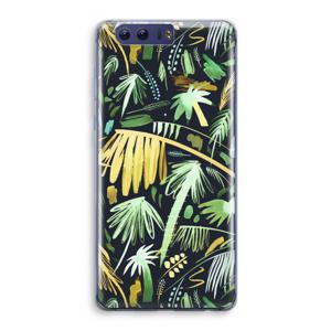 Tropical Palms Dark: Honor 9 Transparant Hoesje