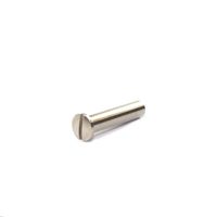 Patenthuls messing vernikkeld M4x15mm met zaagsnede