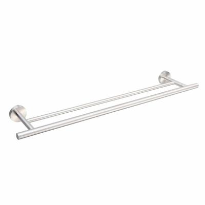 Handdoekrek met stang DKD Home Decor 70 x 13,5 x 5,3 cm Zilverkleurig Roestvrij staal