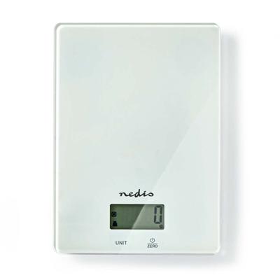 Nedis kasc610wt keukenweegschaal digitaal glas / kunststof wit