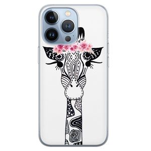 iPhone 13 Pro siliconen hoesje - Giraffe