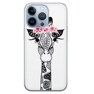 iPhone 13 Pro siliconen hoesje - Giraffe