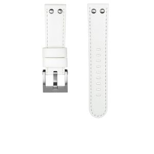 Horlogeband TW Steel CEB108 Leder Wit 22mm