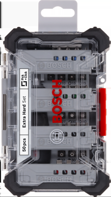 Bosch Accessoires Extra Hard schroefbitset | 50-delig - 2607012080