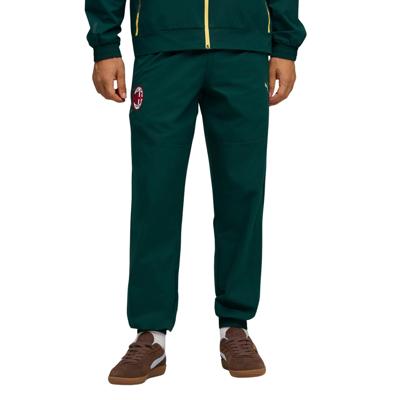 PUMA AC Milan Pumatech Trainingsbroek Woven 2025-2026 Donkergroen