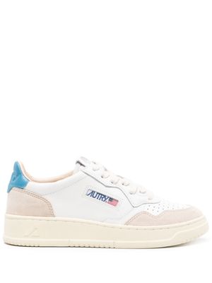 Autry baskets Medalist en cuir - Blanc