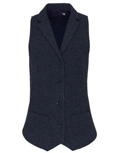 Premier Workwear PW626 Ladies Herringbone Waistcoat