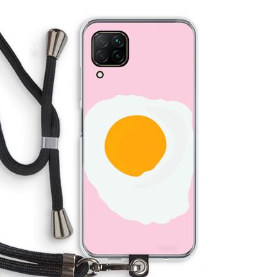 Sunny side up: Huawei P40 Lite Transparant Hoesje met koord