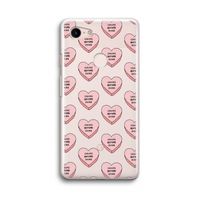 Chicks before dicks: Google Pixel 3 Transparant Hoesje