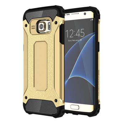 Voor Samsung Galaxy S7 Edge / G935 hard Armor TPU + PC combinatie hoesje (Goud)