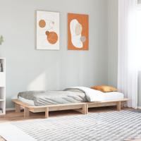 Bedframe zonder matras massief grenenhout 100x200 cm