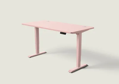 Desktronic HomePro bureau Zachtroze / Zachtroze / 160x80 cm