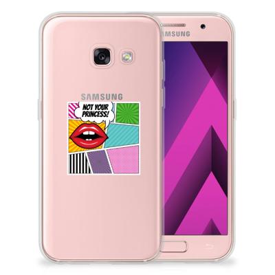 Samsung Galaxy A3 2017 | Sillicone Back Cover | Popart Princess Samsung Galaxy A3 2017 | Sillicone Back Cover | Popart Princess