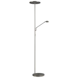 Masterlight Staande uplighter Denia 2 met leeslampje 1086-37-DW