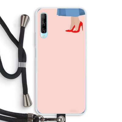 High heels: Huawei P Smart Pro Transparant Hoesje met koord