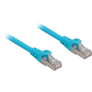 Sharkoon Cat.6a SFTP netwerkkabel Blauw 0,5 m Cat6a S/FTP (S-STP)