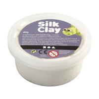 Silk Clay - wit, 40gr. Silk Clay - wit, 40gr.