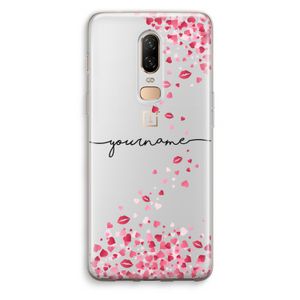 Hartjes en kusjes: OnePlus 6 Transparant Hoesje