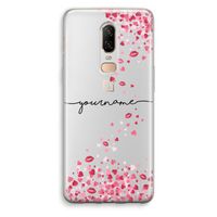 Hartjes en kusjes: OnePlus 6 Transparant Hoesje