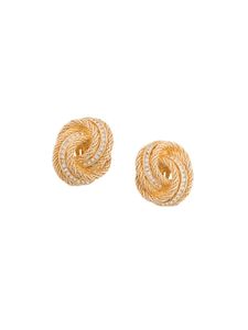 Christian Dior Pre-Owned clip-on earrings - Métallisé