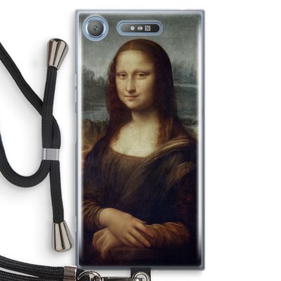 Mona Lisa: Sony Xperia XZ1 Transparant Hoesje met koord