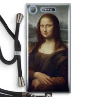 Mona Lisa: Sony Xperia XZ1 Transparant Hoesje met koord