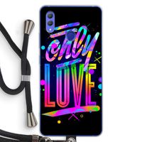 Only Love: Honor Note 10 Transparant Hoesje met koord